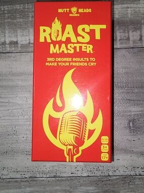 Roast Master Party Card Game - Red & Yellow